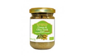 Crema di olive verdi Bio - 130 gr